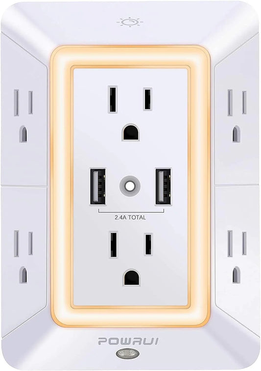 USB Wall Charger, Surge Protector