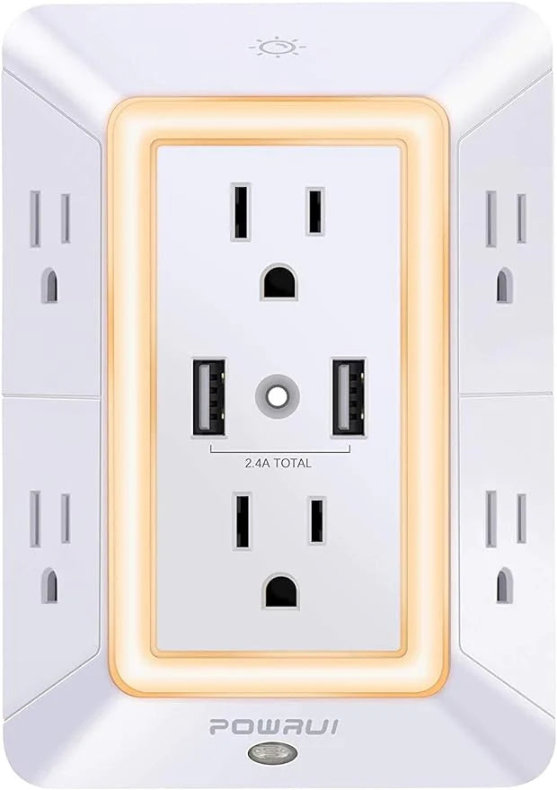 USB Wall Charger, Surge Protector